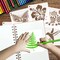 60 Pcs Flower Painting Stencils Reusable Flower Stencils - 3x3 Inch